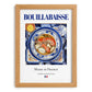 Bouillabaisse – French Soup Dish, Farmhouse Kitchen Illustration, set in oak frame