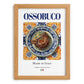 Ossobuco – Italian Meat Dish, Tavern Illustration, set in oak frame