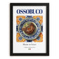 Ossobuco – Italian Meat Dish, Tavern Illustration, in sleek black frame