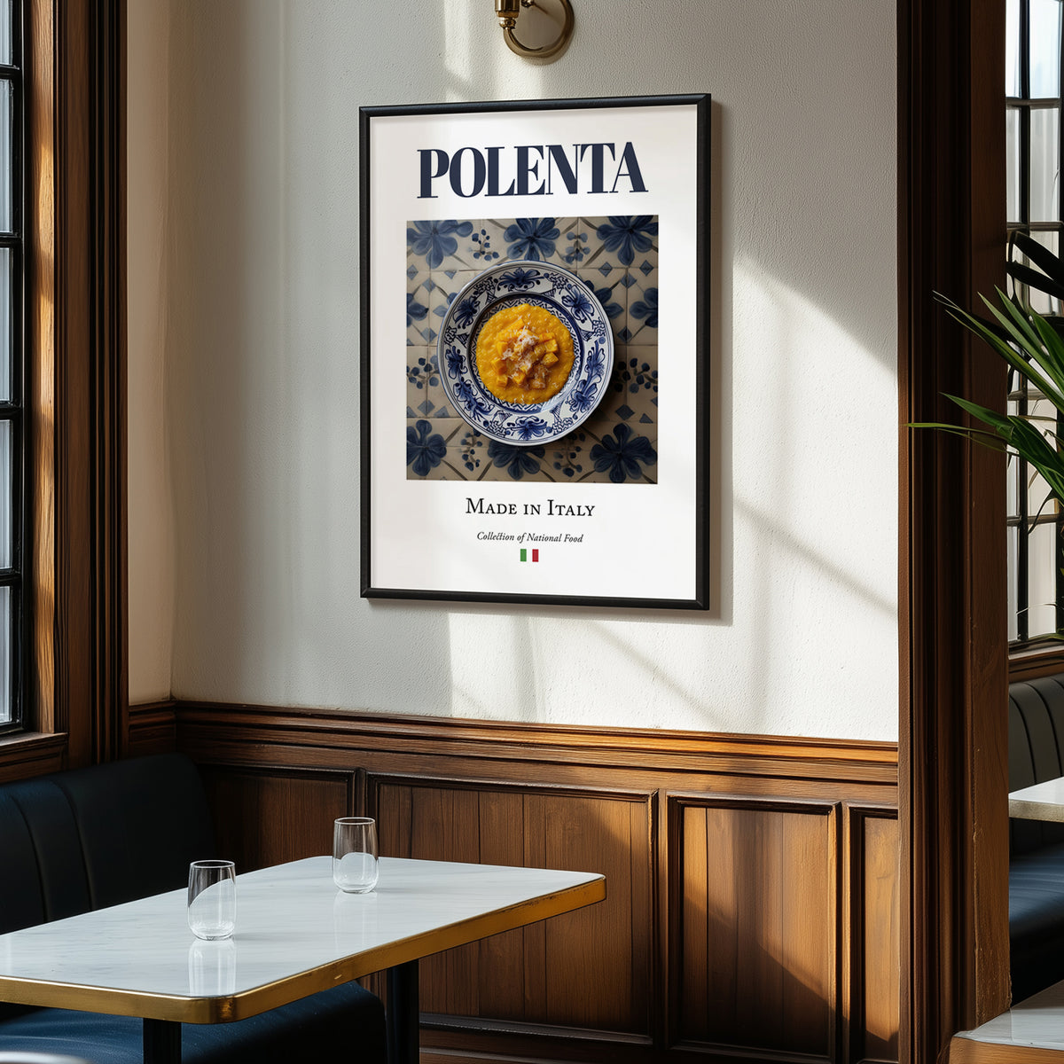 Polenta – Italian Dish, Tavern Wall Art, clean layout with no caption