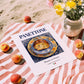Panettone – Italian Dessert Dish, Fine Dining Restaurant Painting, unframed on coastal sand