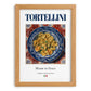 Tortellini – Italian Pasta, Restaurant Poster, set in oak frame