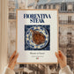 Fiorentina Steak – Italian Meat Dish, Farmhouse Kitchen Print, styled in a charming Paris street view