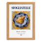 Sfogliatelle – Italian Dessert Dish, Farmhouse Kitchen Poster, set in oak frame