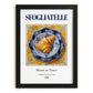 Sfogliatelle – Italian Dessert Dish, Farmhouse Kitchen Poster, in sleek black frame