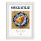 Sfogliatelle – Italian Dessert Dish, Farmhouse Kitchen Poster, placed in minimal white frame