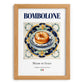 Bombolone – Italian Dessert Dish, Café Wall Decor, set in oak frame