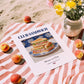 Club Sandwich – American Dish, Café Wall Decor, unframed on coastal sand