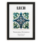 Lech, Austria – Travel Poster, in sleek black frame