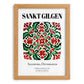 Sankt Gilgen, Austria – Cultural Heritage Wall Art, set in oak frame
