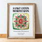 Sankt Anton Im Montafon, Austria – World Travel Art, in wooden frame leaning on the floor