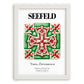 Seefeld, Austria – Travel Poster, placed in minimal white frame