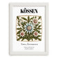 Kössen, Austria – Retro Travel Poster, placed in minimal white frame