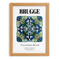 Bruges, Belgium – Travel Poster, set in oak frame