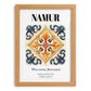 Namur, Belgium – Travel Poster, set in oak frame