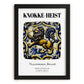 Knokke-heist, Belgium – Travel Poster, in sleek black frame