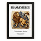 Blankenberge, Belgium – Travel Poster, in sleek black frame