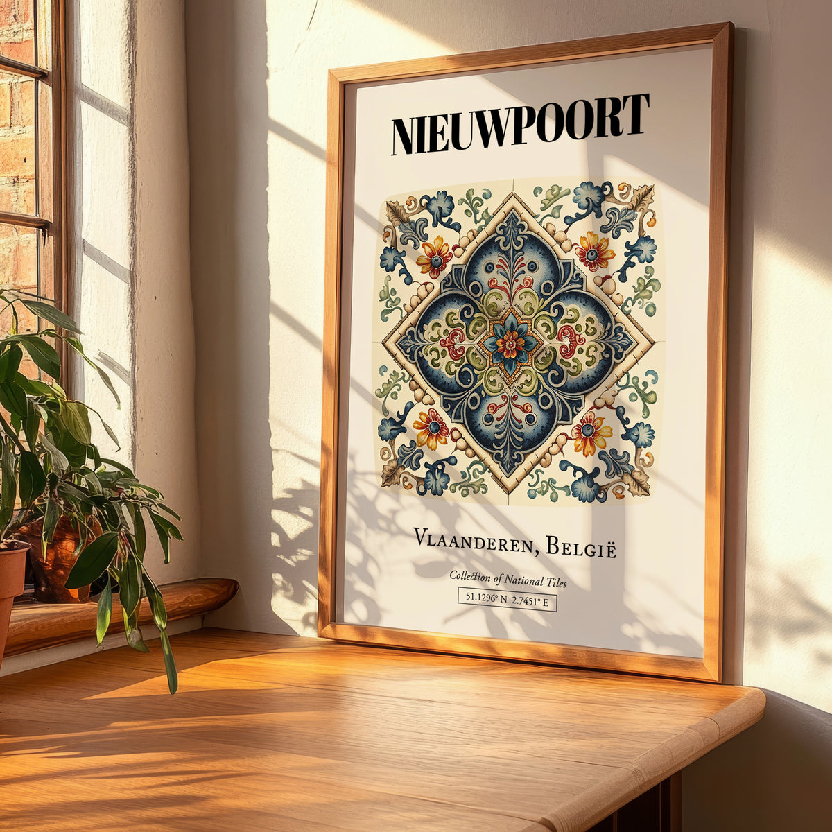 Nieuwpoort, Belgium – World Travel Art, clean layout with no caption