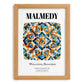 Malmedy, Belgium – Travel Print, set in oak frame