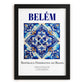 Belém, Brasil – Travel Poster, in sleek black frame