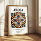 Arosa, Switzerland – Travel Poster, styled in a charming Paris street view
