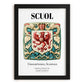 Scuol, Switzerland – Travel Wall Art, in sleek black frame
