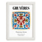 Gruyères, Switzerland – Travel Print, placed in minimal white frame