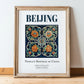 Beijing, China – Wanderlust-Inspired Poster, in wooden frame leaning on the floor