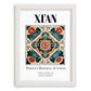 Xi'an, China – Travel Poster, placed in minimal white frame