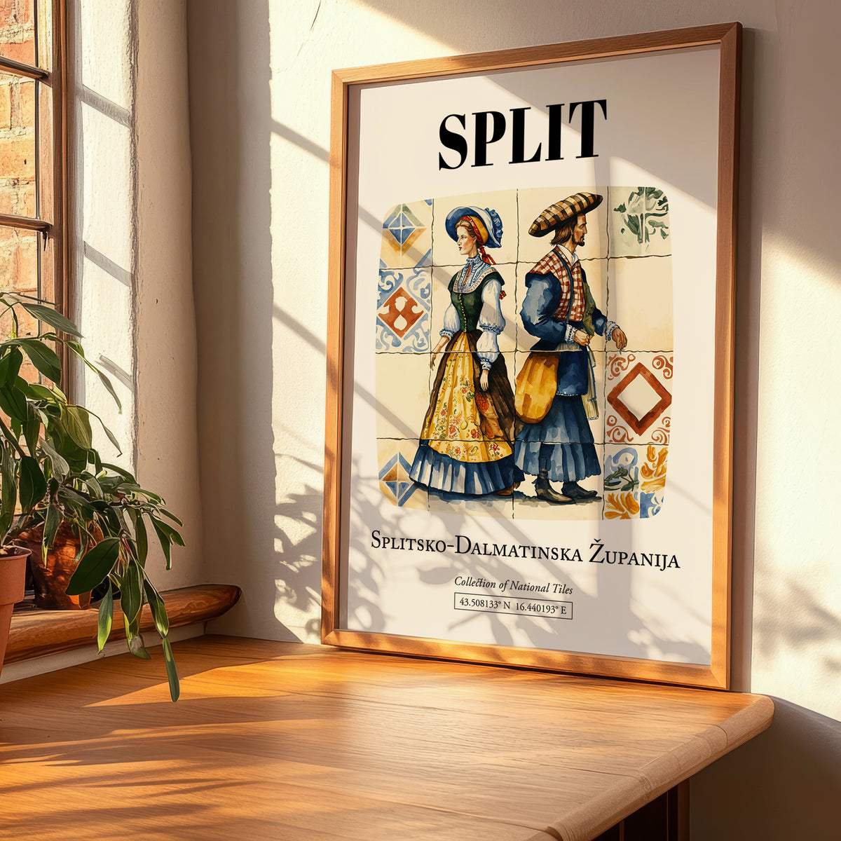 Split, Croatia – Travel Print, clean layout with no caption