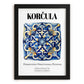 Korčula, Croatia – Country Culture Poster, in sleek black frame