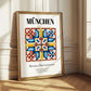 München, Germany – Travel Memories Wall Print, styled in a charming Paris street view