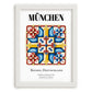 München, Germany – Travel Memories Wall Print, placed in minimal white frame
