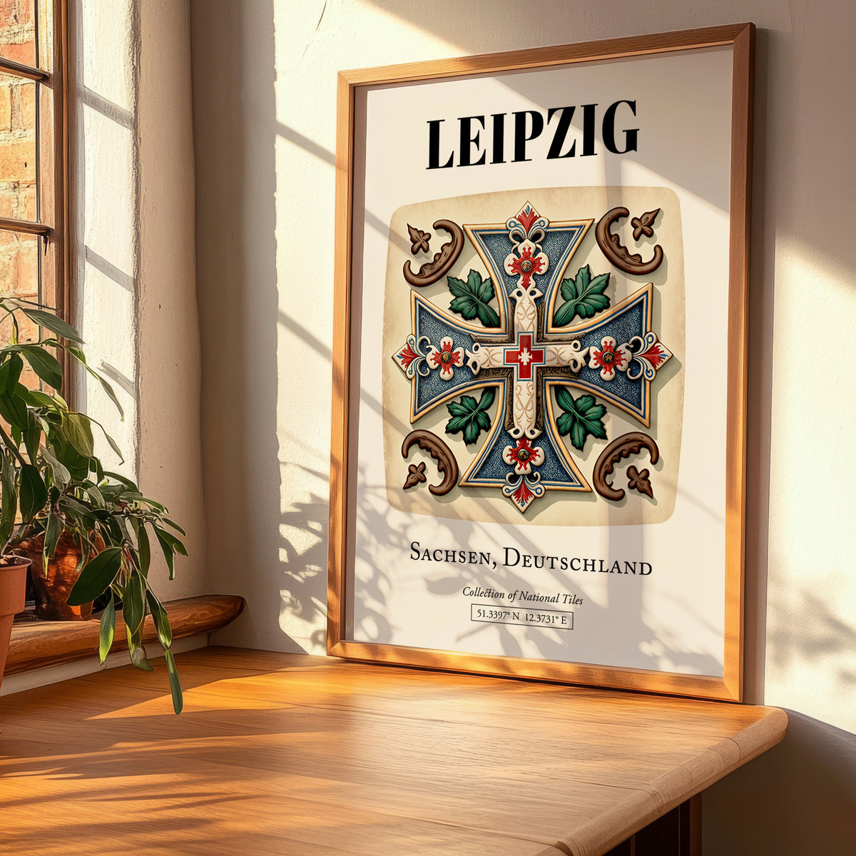 Leipzig, Germany – Travel Print, clean layout with no caption