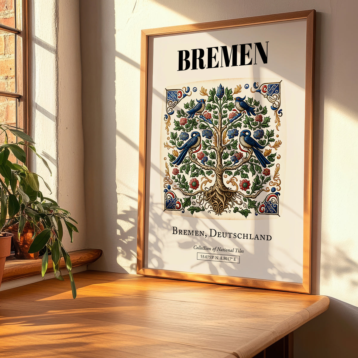 Bremen, Germany – Wanderlust-Inspired Poster, clean layout with no caption