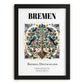 Bremen, Germany – Wanderlust-Inspired Poster, in sleek black frame