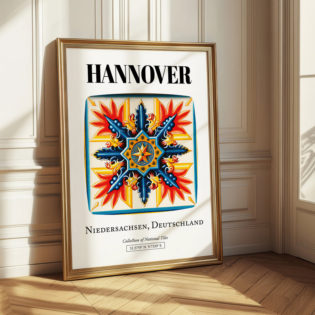 Hannover, Germany – Away From Home Poster, styled in a charming Paris street view