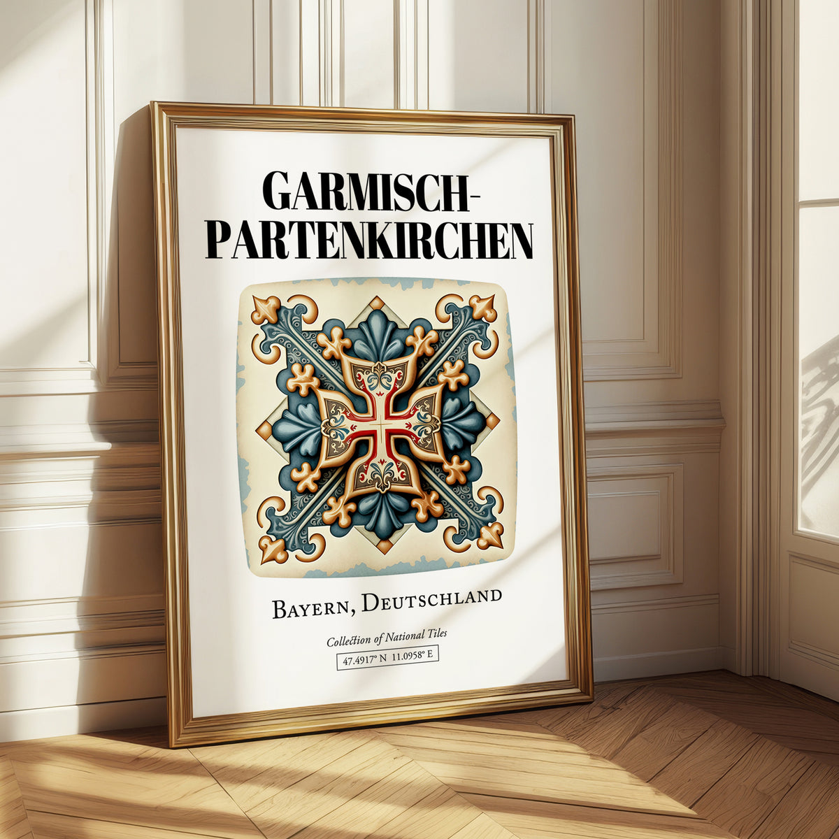 Garmisch-partenkirchen, Germany – Cityscape Wall Art, styled in a charming Paris street view