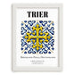 Trier, Germany – Travel Print, placed in minimal white frame