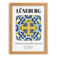 Lüneburg, Germany – Travel Poster, set in oak frame