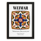 Weimar, Germany – Travel Print, in sleek black frame