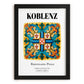 Koblenz, Germany – Travel Wall Decor, in sleek black frame
