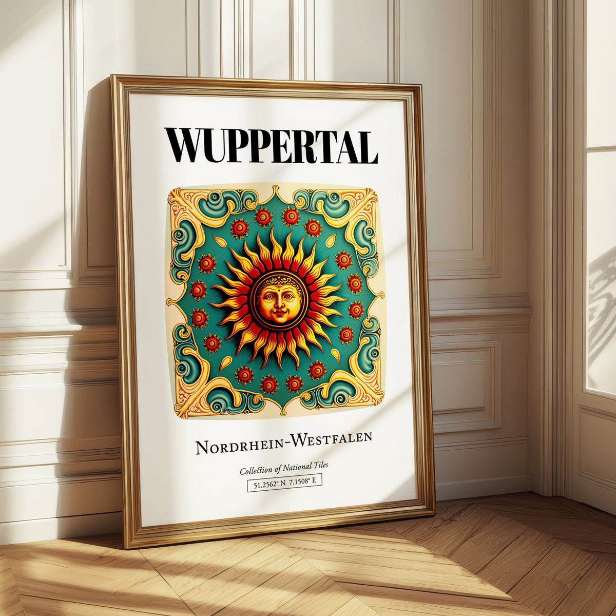 Wuppertal, Germany – Travel Wall Art, styled in a charming Paris street view