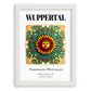 Wuppertal, Germany – Travel Wall Art, placed in minimal white frame