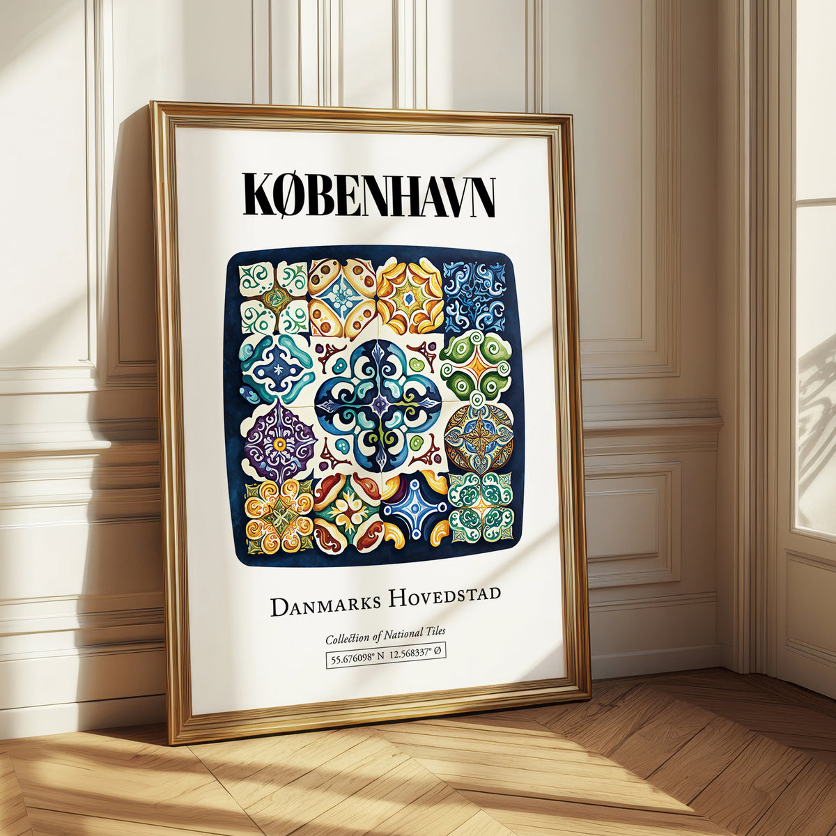 København, Denmark – National Pride Wall Decor, styled in a charming Paris street view