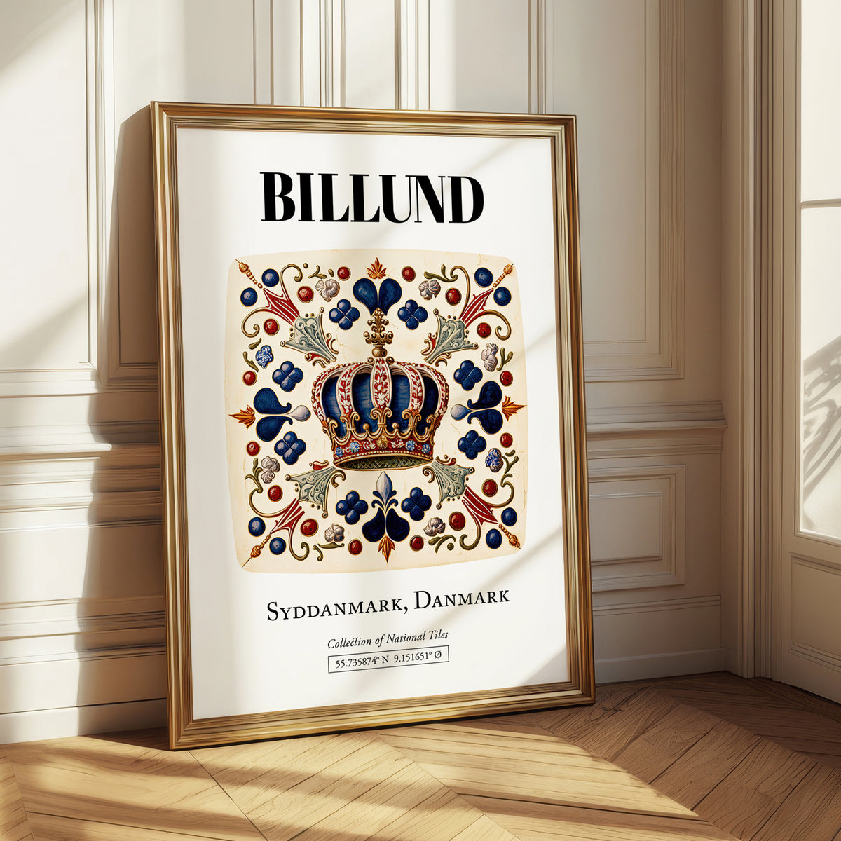Billund, Denmark – Travel Destination Art, styled in a charming Paris street view