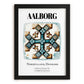 Aalborg, Denmark – Travel Wall Art, in sleek black frame