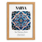 Narva, Estonia – Travel Wall Art, set in oak frame