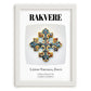 Rakvere, Estonia – Away From Home Poster, placed in minimal white frame