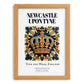Newcastle Upon Tyne, England – Travel Print, set in oak frame